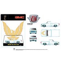 M2 Machines - 1988 GMC Sierra 1500 Custom – White *Pre - Order* - Top CollectiblesDiecastM2 Machines