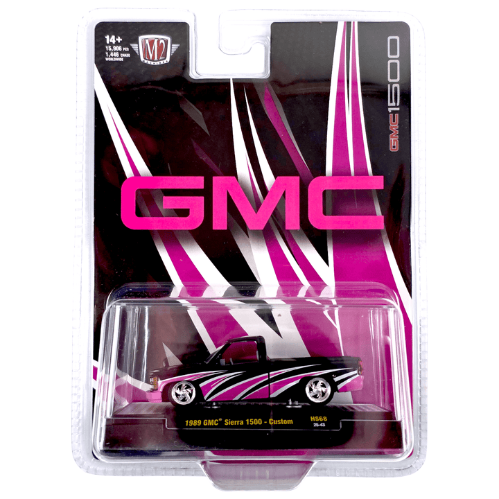 M2 Machines - 1989 GMC Sierra 1500 – Custom Black Pink – Hobby Exclusive - Top CollectiblesDiecastM2 Machines