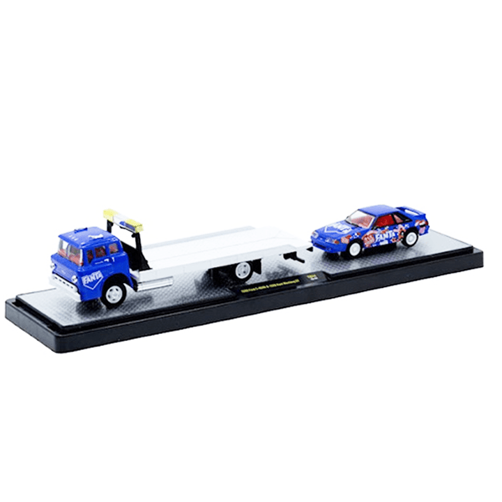 M2 Machines - 1990 Ford C - 8000 &amp; 1990 Ford Mustang GT - 2026 Auto - Haulers Coca - Cola Series - Top CollectiblesDiecastM2 Machines
