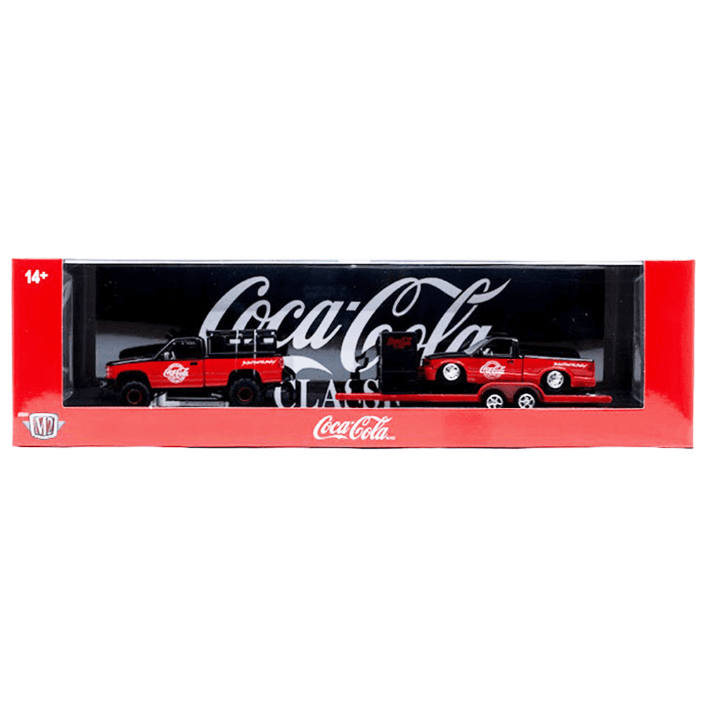 M2 Machines - 1998 GMC Sierra 1500 4x4 & 1995 GMC S15 Sonoma - 2026 Auto-Haulers Coca-Cola Series - Top CollectiblesDiecastM2 Machines
