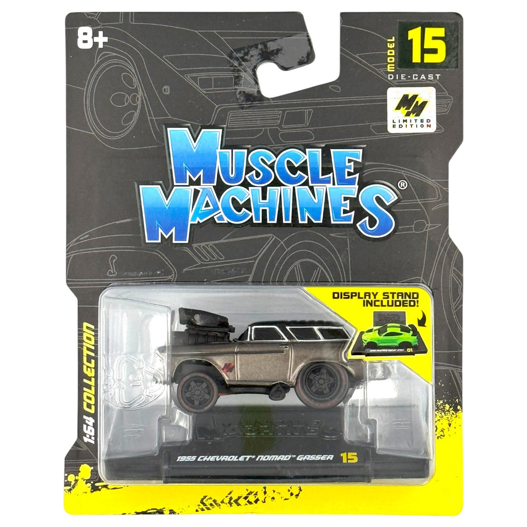 Maisto - 1955 Chevrolet Nomad Gasser - 2021 Muscle Machines Series *Chase* - Top CollectiblesDiecastMaisto