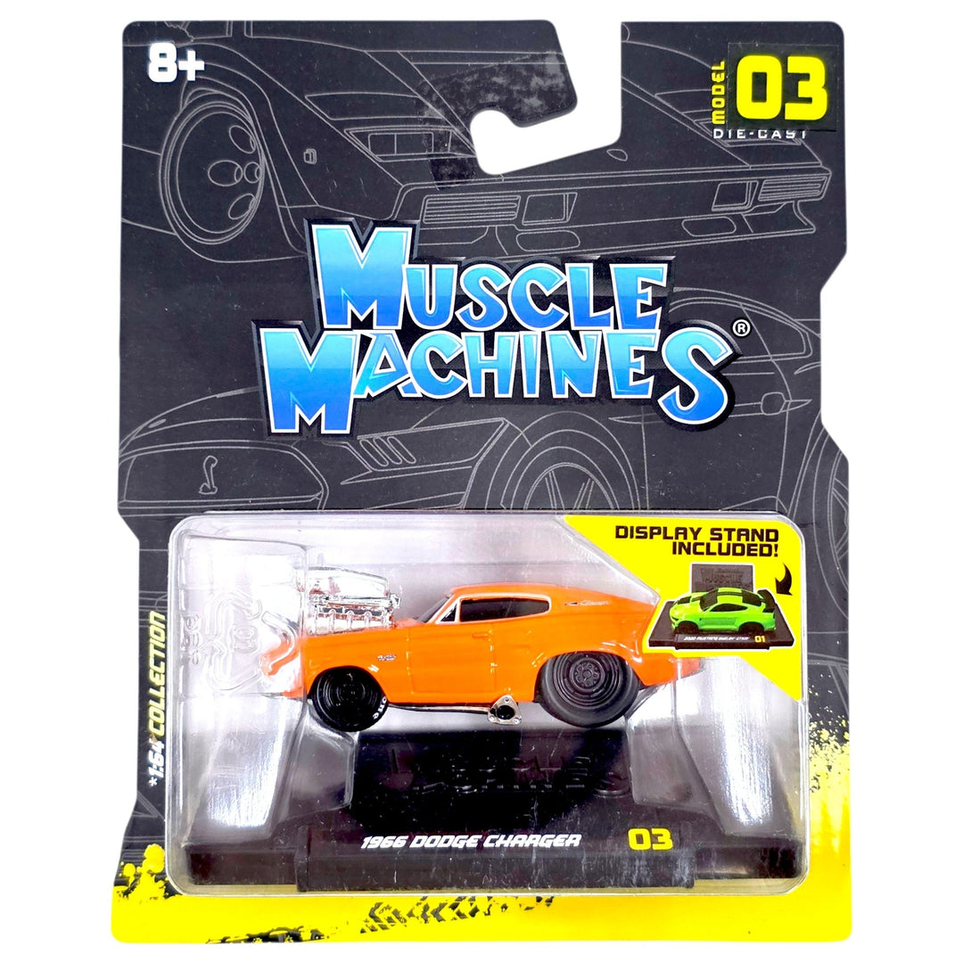 Maisto - 1966 Dodge Charger - 2022 Muscle Machines Series - Top CollectiblesDiecastMaisto