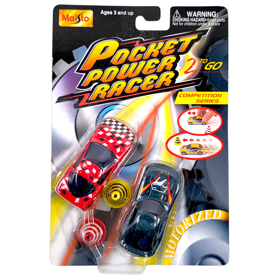 Maisto - Chevrolet Corvette &amp; Dodge Viper - 2000 Pocket Power Racer 2 to Go Series - Top CollectiblesDiecastMaisto