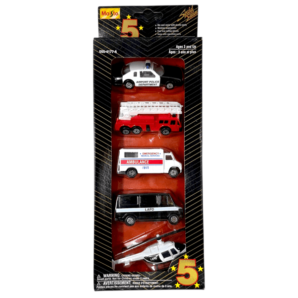 Maisto - Emergency Team 5 - Pack - 1998 Special Edition - Top CollectiblesDiecastMaisto