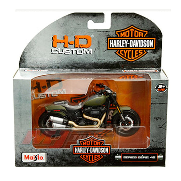 Maisto - Fat Bob 114 - 2023 Harley - Davidson H - D Custom Series *1:18 Scale* - Top CollectiblesDiecastMaisto