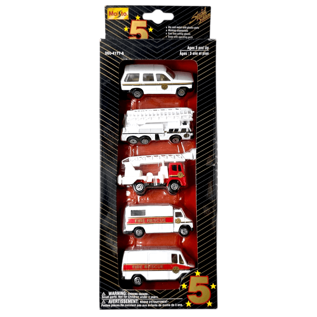Maisto - Fire Rescue 5 - Pack - 1998 Special Edition - Top CollectiblesDiecastMaisto