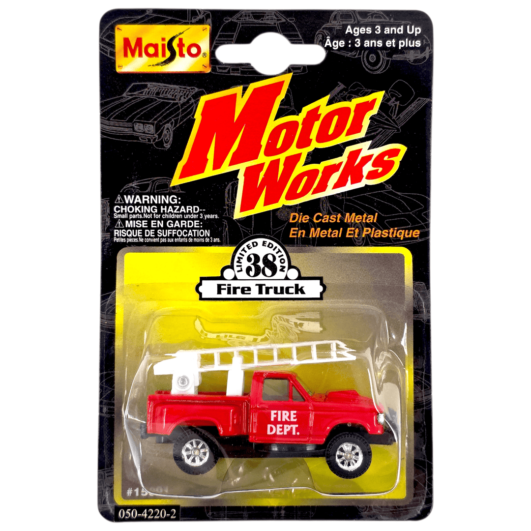 Maisto - Fire Truck - 1997 Motor Works Series - Top CollectiblesDiecastMaisto