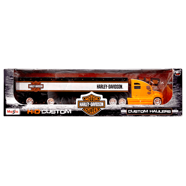 Maisto - Harley Davidson Tractor Trailer Semi Truck - 2019 H - D Custom Haulers Series - Top CollectiblesDiecastMaisto