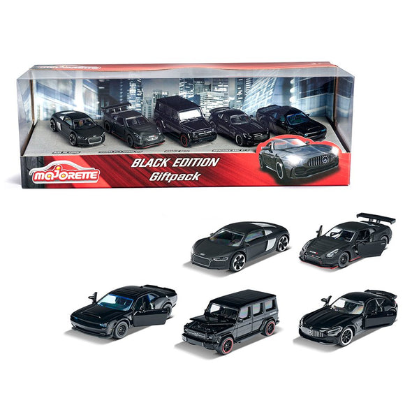 Majorette - Black Edition Gift Pack 5 - Car Set - 2023 - Top CollectiblesDiecastMajorette