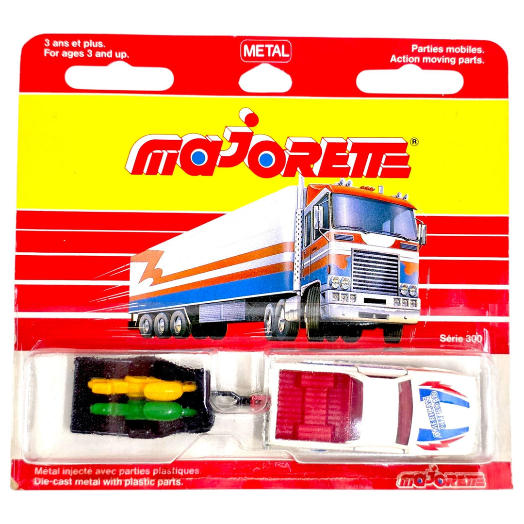 Majorette - Chevrolet El Camino SS & Bike Trailer - 1990 - Top CollectiblesDiecastMajorette