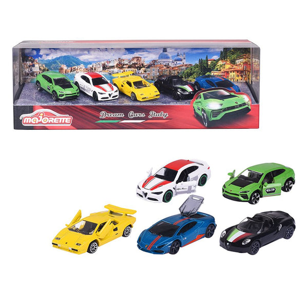 Majorette - Dream Cars Italy Gift Pack 5 - Car Set - 2023 - Top CollectiblesDiecastMajorette