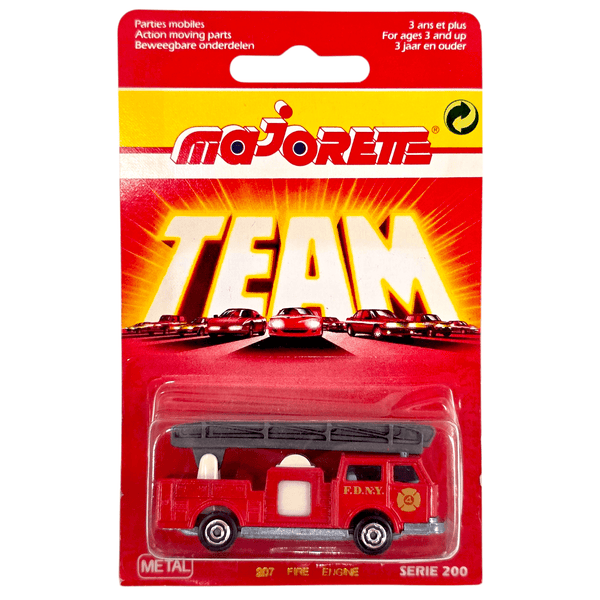 Majorette - Fire Engine - 1990 - Top CollectiblesDiecastMajorette