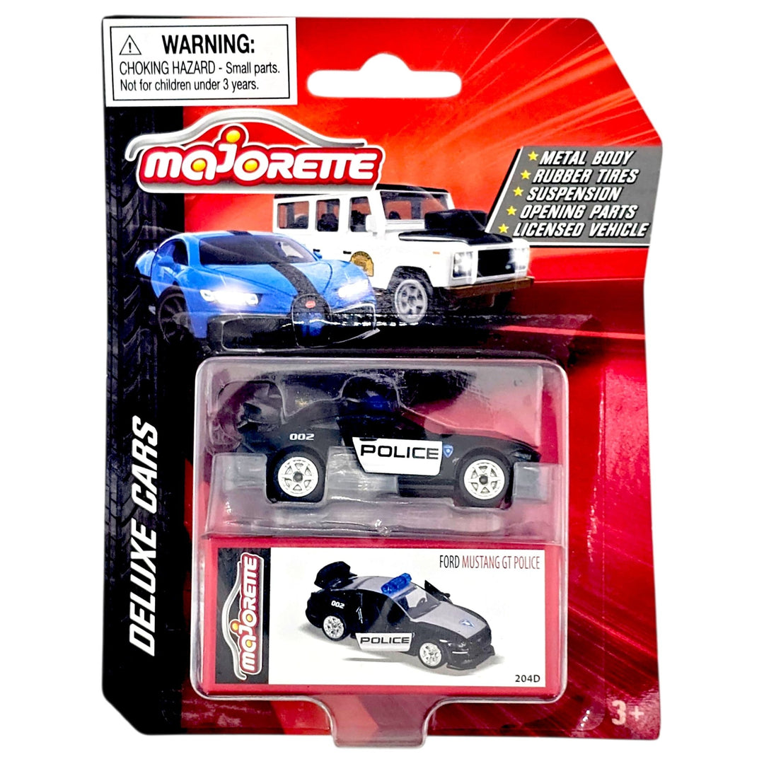 Majorette - Ford Mustang GT Police - 2021 Deluxe Cars Series - Top CollectiblesDiecastMajorette