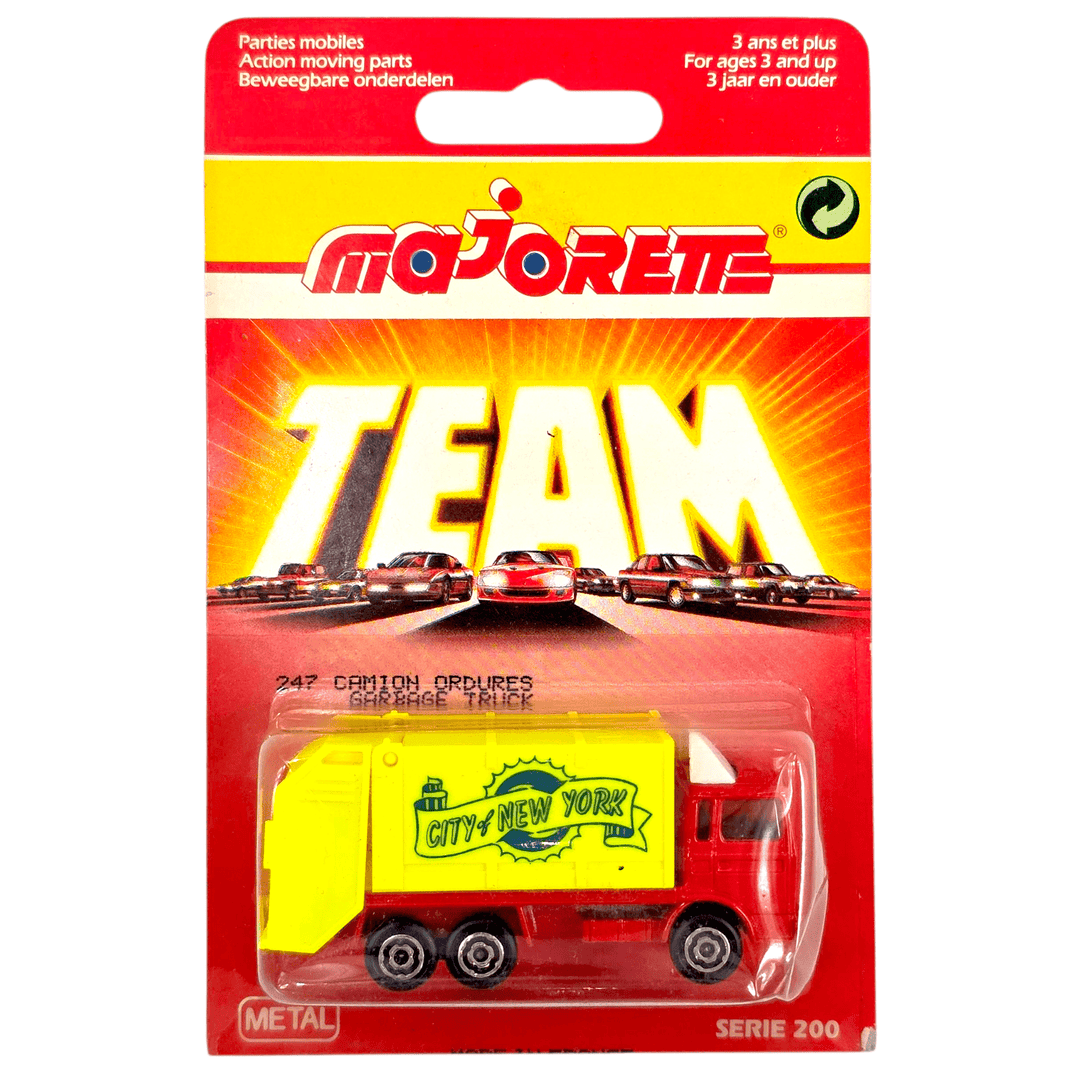 Majorette - Garbage Truck - 1990 - Top CollectiblesDiecastMajorette