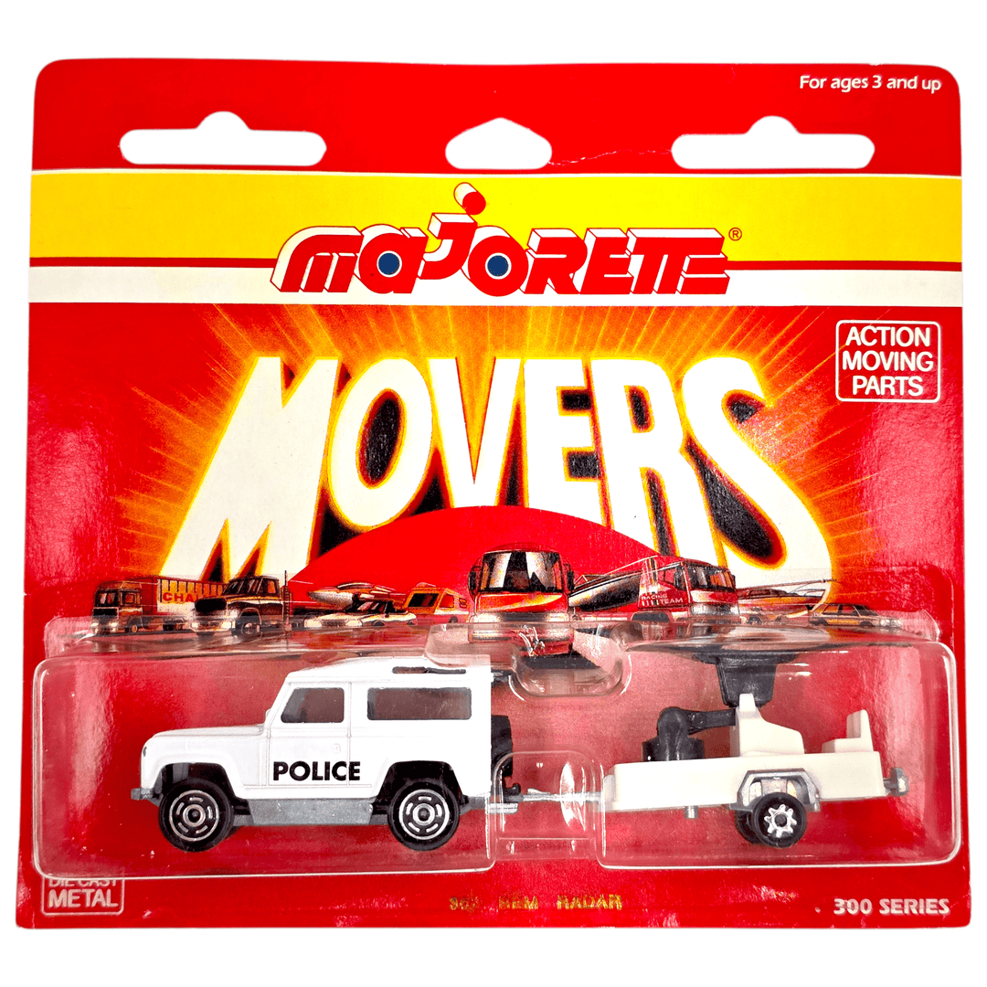 Majorette - Land Rover Police &amp; REM Radar - 1990 - Top CollectiblesDiecastMajorette