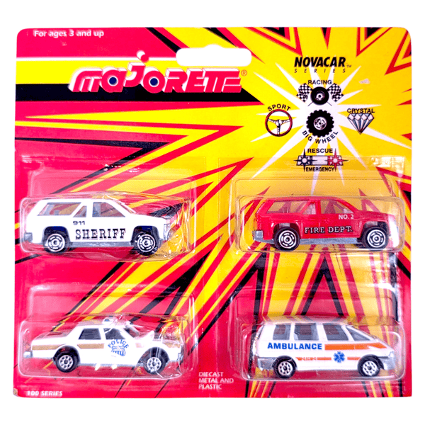Majorette - Novacar Series 4 - Pack - 1990 - Top CollectiblesDiecastMajorette