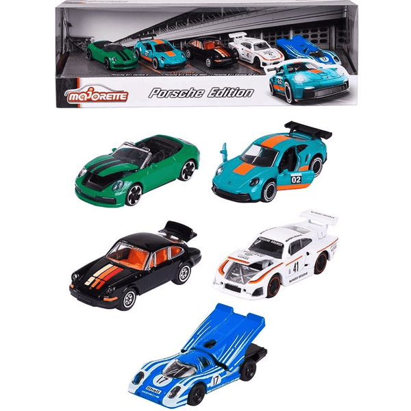 Majorette - Porsche Edition Gift Pack 5 - Car Set - 2025 - Top CollectiblesDiecastMajorette