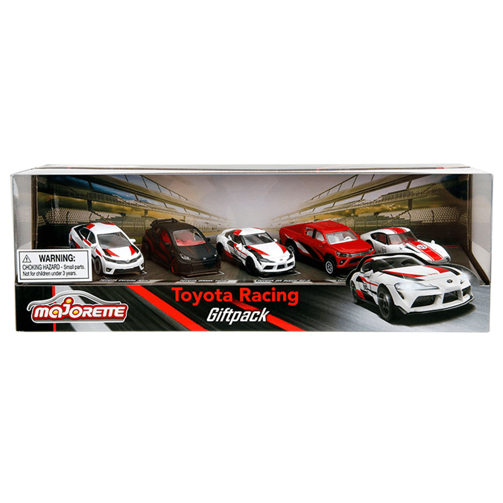Majorette - Toyota Racing 5 - Car Gift Pack - 2024 - Top CollectiblesDiecastMajorette