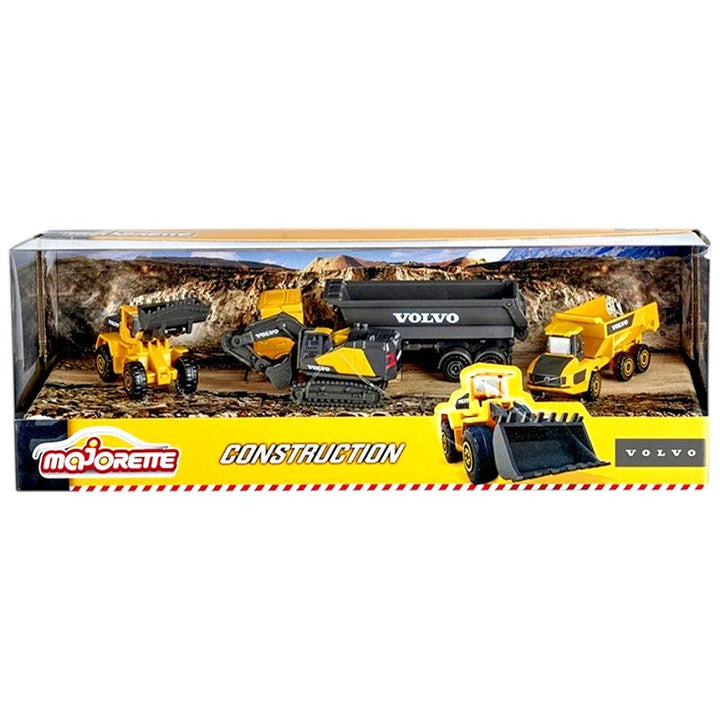 Majorette - Volvo Construction Gift Pack 5-Car Set - 2023 - Top CollectiblesDiecastMajorette