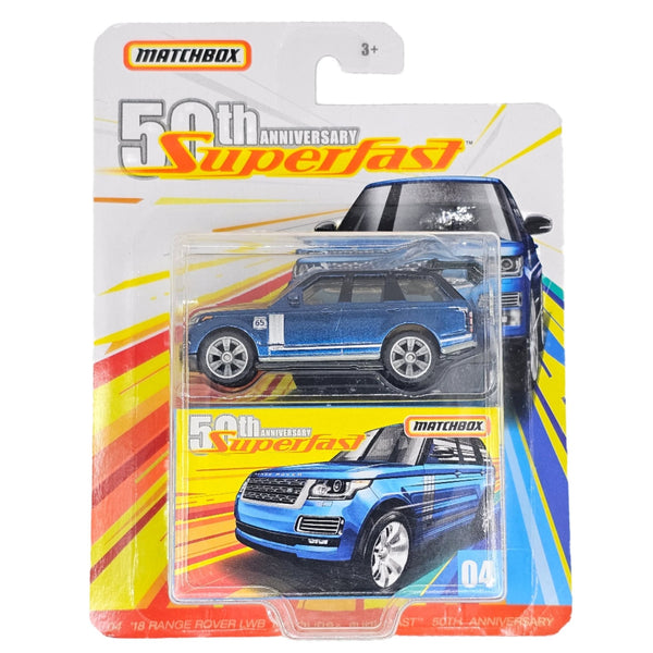 Matchbox - '18 Range Rover LWB - 2018 50th Anniversary Superfast Series - Top CollectiblesDiecastMatchbox