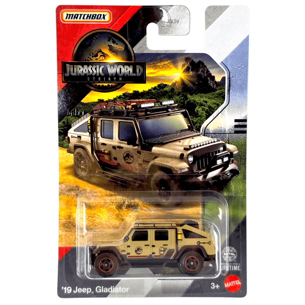 Matchbox - '19 Jeep Gladiator - 2025 Jurassic World Rebirth Series - Top CollectiblesDiecastMatchbox