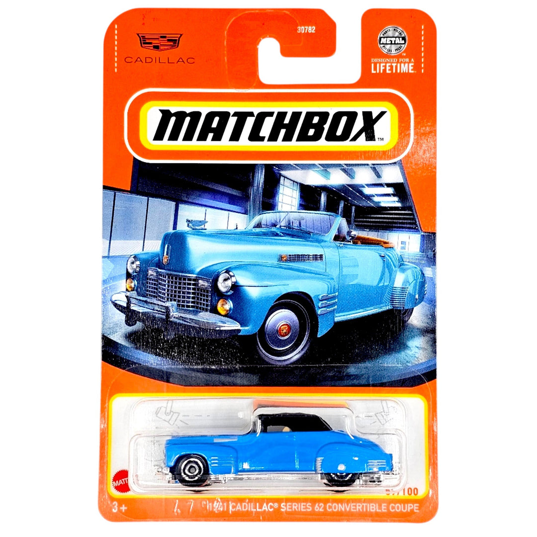 Matchbox - 1941 Cadillac Series 62 Convertible Coupe - 2024 - Top CollectiblesDiecastMatchbox