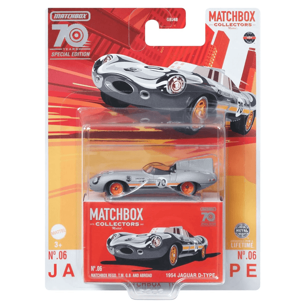 Matchbox - 1954 Jaguar D - Type - 2023 70th Anniversary Series - Top CollectiblesDiecastMatchbox