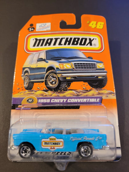 Matchbox - 1955 Chevy Bel Air Convertible - 1999 - Top CollectiblesDiecastMatchbox