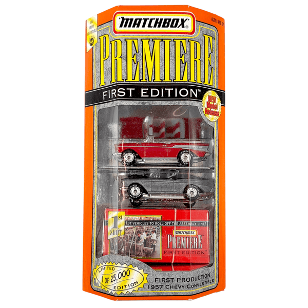 Matchbox - 1957 Chevy Convertible - 1998 Premiere First Edition Series - Top CollectiblesDiecastMatchbox