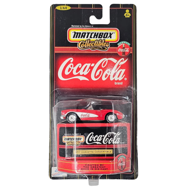 Matchbox - 1957 Corvette Convertible - 1998 Coca - Cola Collectibles Series - Top CollectiblesDiecastMatchbox