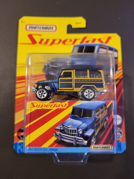 Matchbox - 1962 Jeep Willys Wagon - 2021 Superfast Series - Top CollectiblesDiecastMatchbox