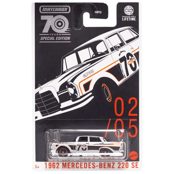 Matchbox - 1962 Mercedes - Benz 220 SE - 2023 *70th Years Special Edition* - Top CollectiblesDiecastMatchbox