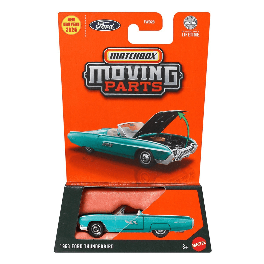 Matchbox - 1963 Ford Thunderbird - 2025 Moving Parts Series - Top CollectiblesDiecastMatchbox