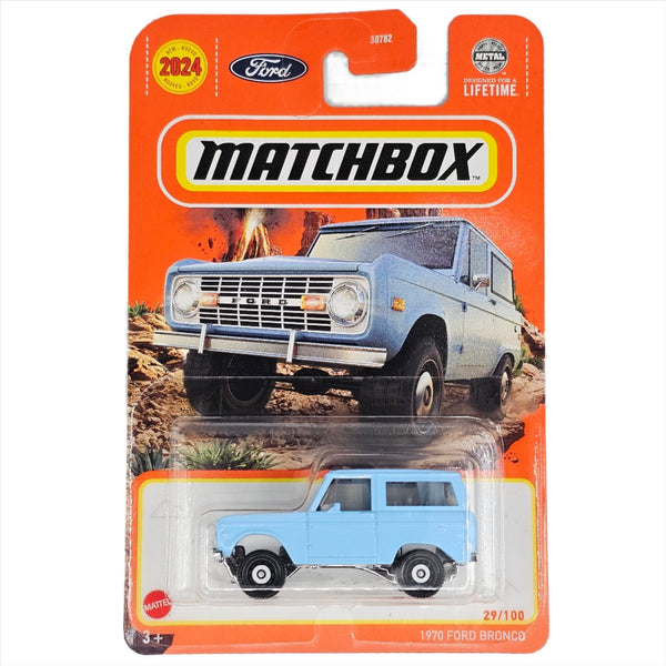 Matchbox - 1970 Ford Bronco - 2024 - Top CollectiblesDiecastMatchbox