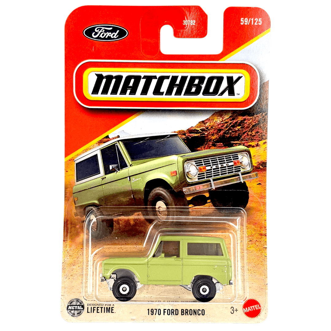 Matchbox - 1970 Ford Bronco - 2025 - Top CollectiblesDiecastMatchbox