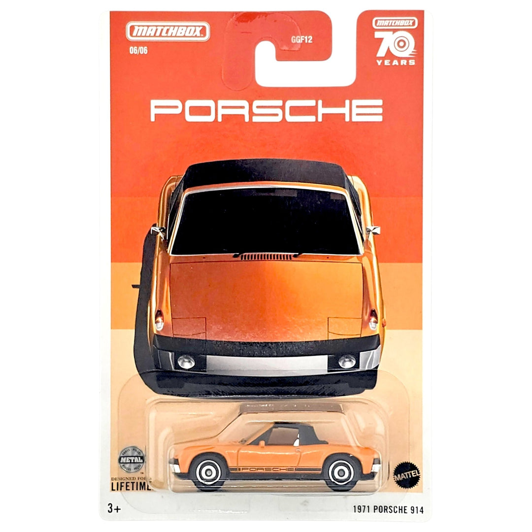 Matchbox - 1971 Porsche 914 - 2023 Porsche Series - Top CollectiblesDiecastMatchbox