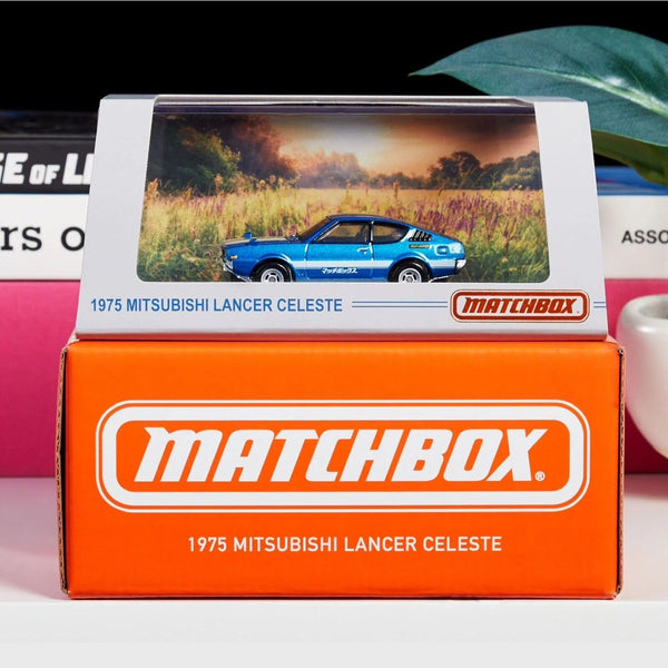 Matchbox - 1975 Mitsubishi Lancer Celeste - 2023 *Mattel Creations Exclusives* - Top CollectiblesDiecastMatchbox