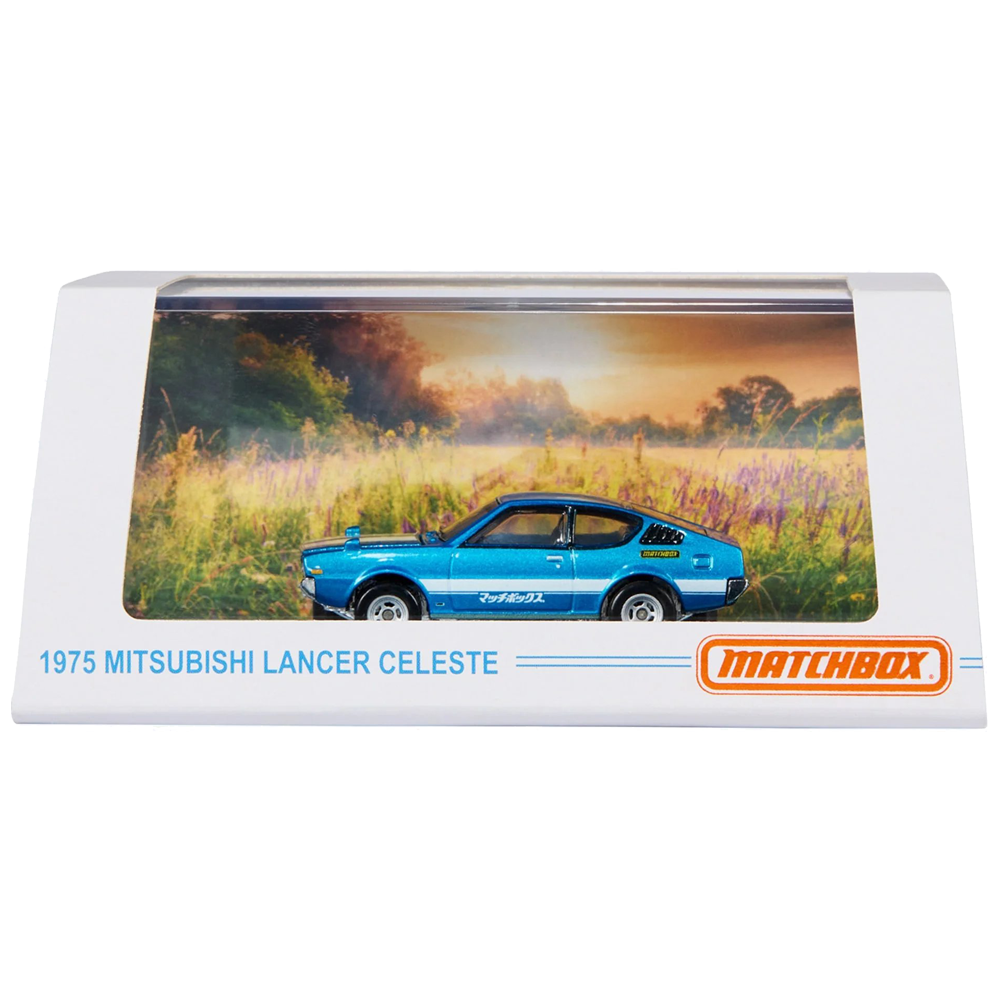 Matchbox - 1975 Mitsubishi Lancer Celeste - 2023 *Mattel Creations Exclusives* - Top CollectiblesDiecastMatchbox