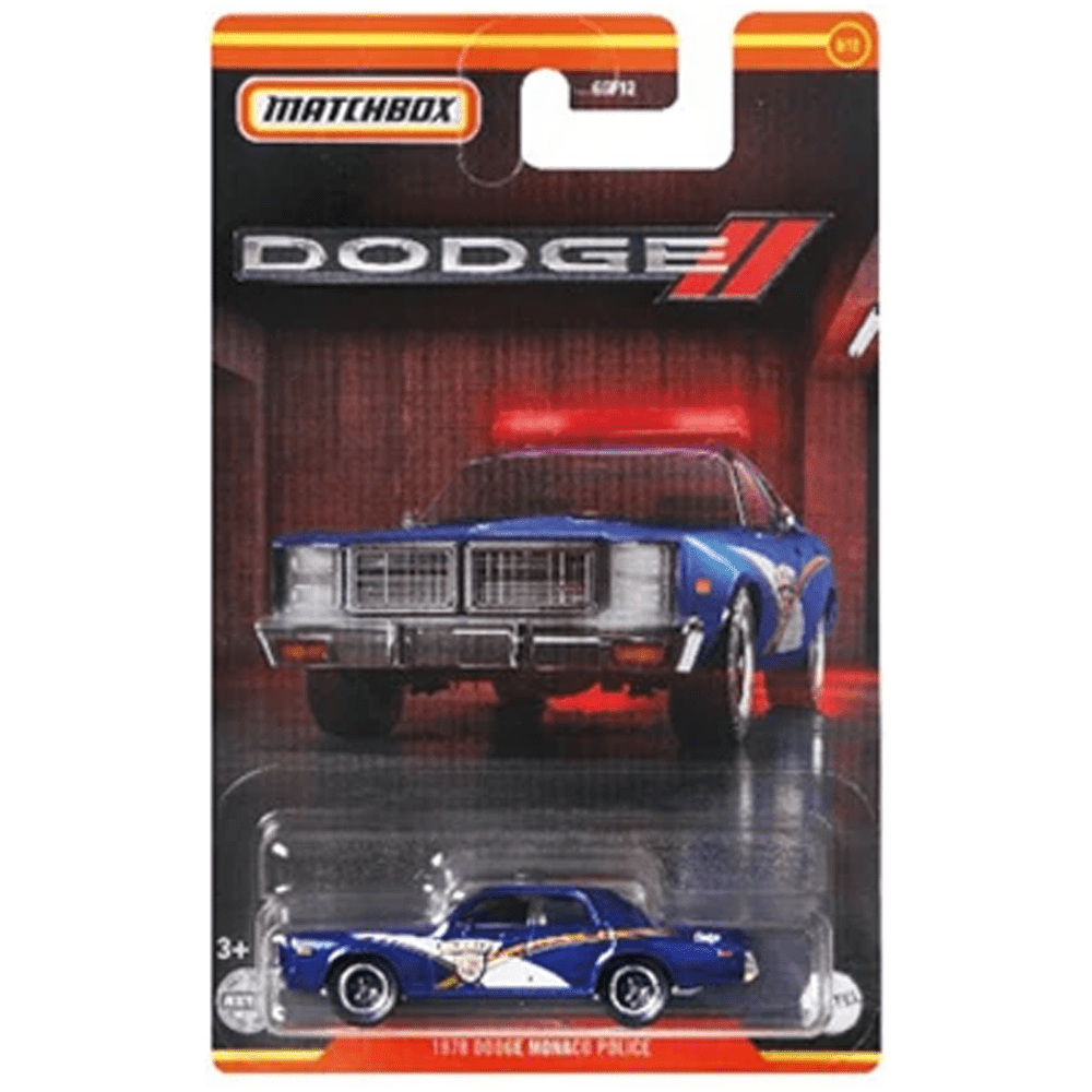 Matchbox - 1978 Dodge Monaco Police - 2022 Dodge Series - Top CollectiblesDiecastMatchbox