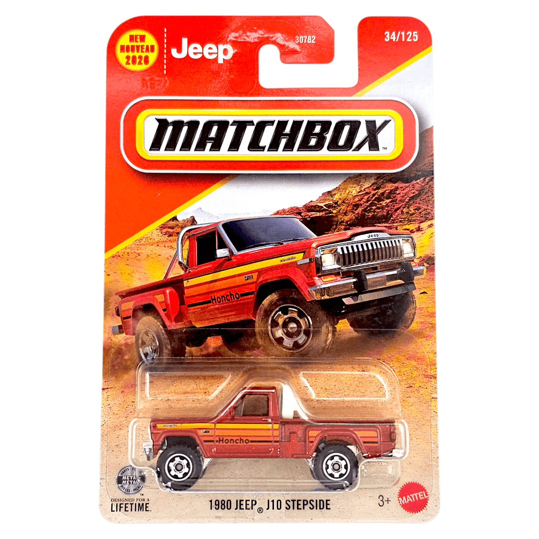 Matchbox - 1980 Jeep J10 Stepside - 2026 - Top CollectiblesDiecastMatchbox