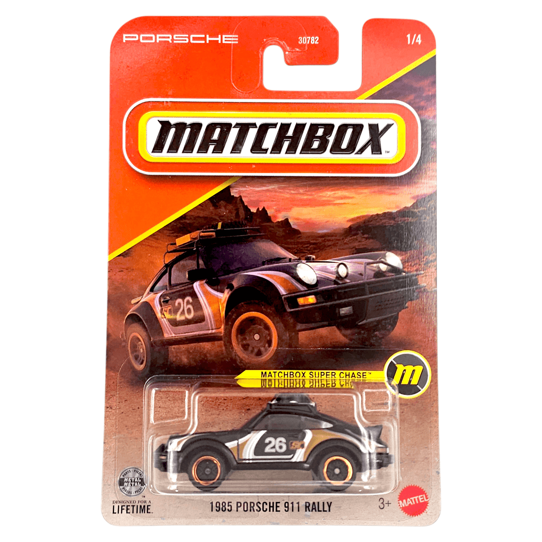 Matchbox - 1985 Porsche 911 Rally - 2026 *Super Chase* - Top CollectiblesDiecastMatchbox