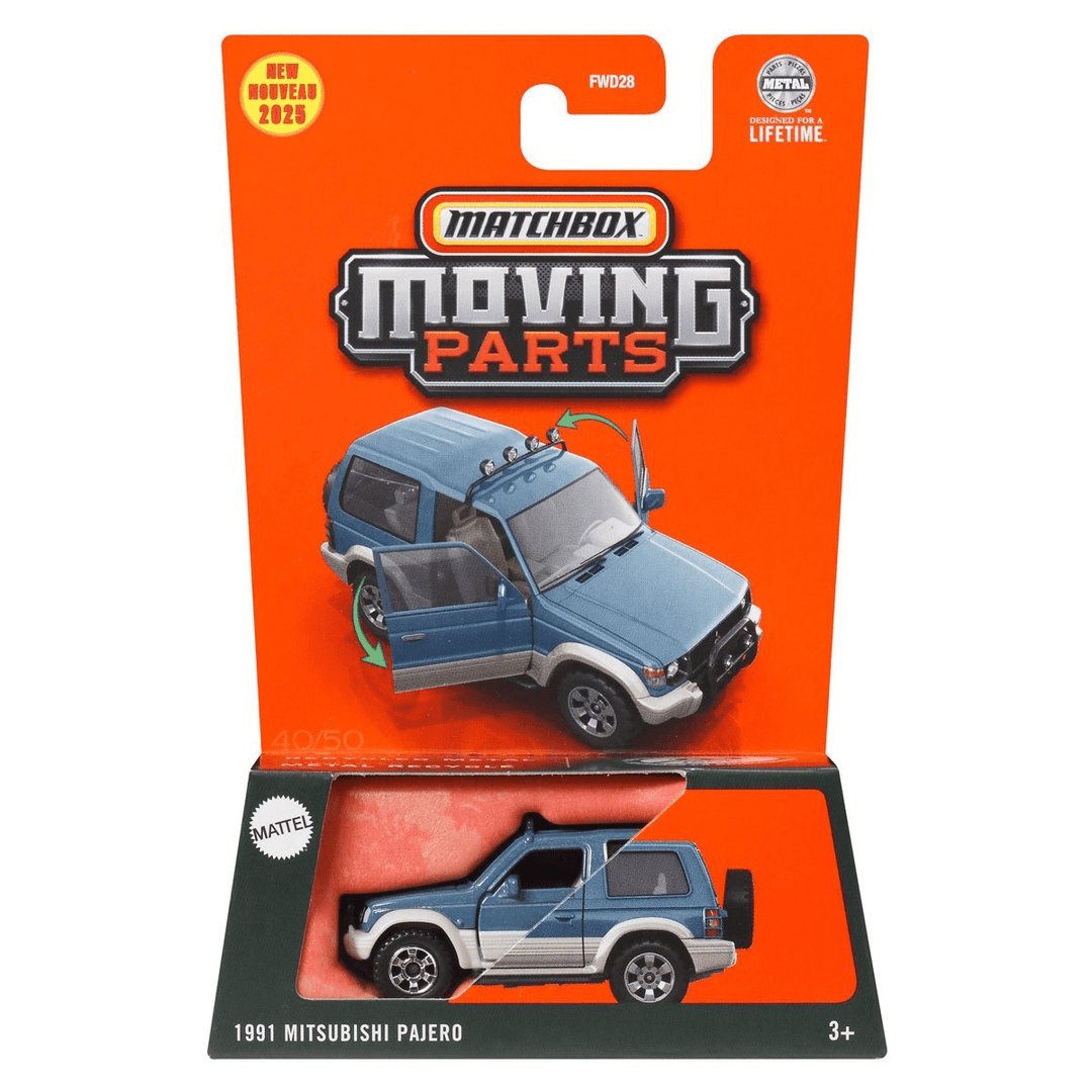 Matchbox - 1991 Mitsubishi Pajero - 2025 Moving Parts Series - Top CollectiblesDiecastMatchbox