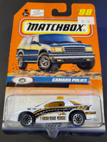 Matchbox - 1993 Chevrolet Camaro Z28 Police - 1999 - Top CollectiblesDiecastMatchbox