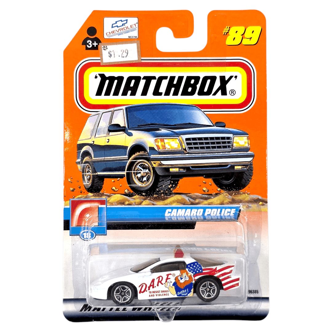 Matchbox - 1993 Chevrolet Camaro Z28 Police - 2000 - Top CollectiblesDiecastMatchbox
