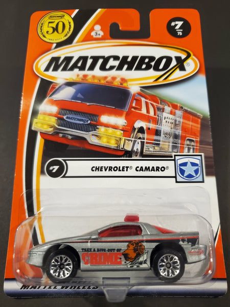 Matchbox - 1993 Chevrolet Camaro Z28 Police - 2002 - Top CollectiblesDiecastMatchbox