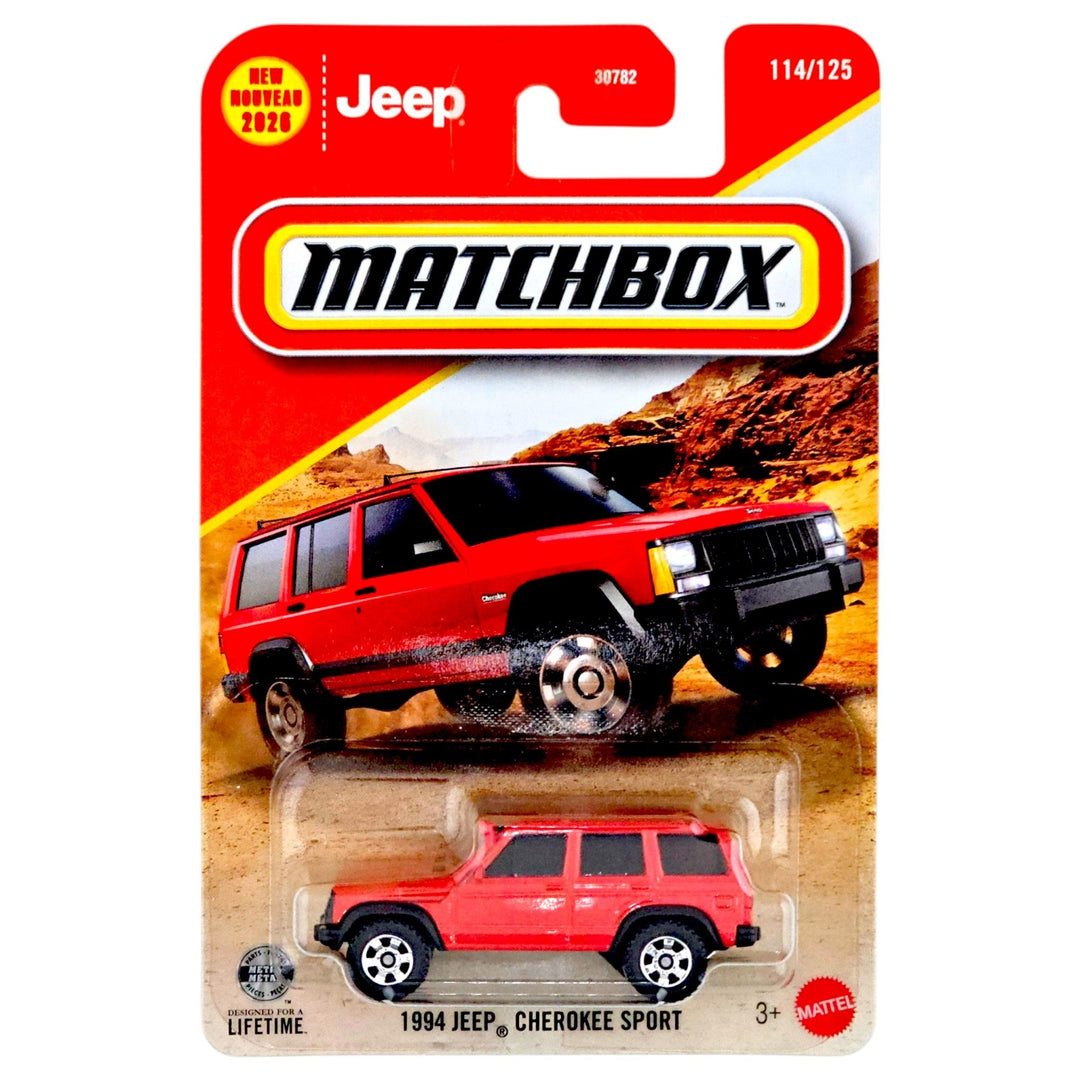 Matchbox - 1994 Jeep Cherokee Sport - 2026 - Top CollectiblesDiecastMatchbox