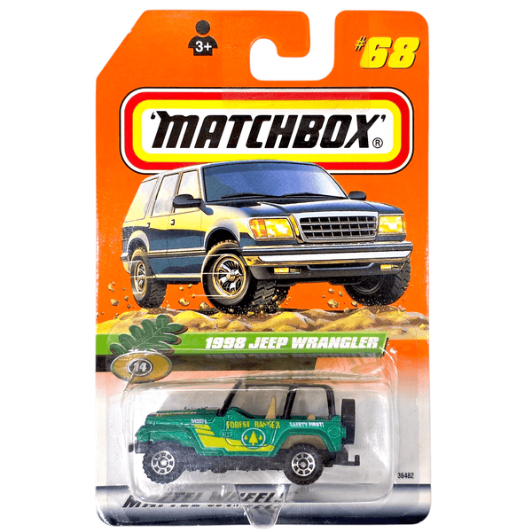 Matchbox - 1998 Jeep Wrangler - 1999 - Top CollectiblesDiecastMatchbox