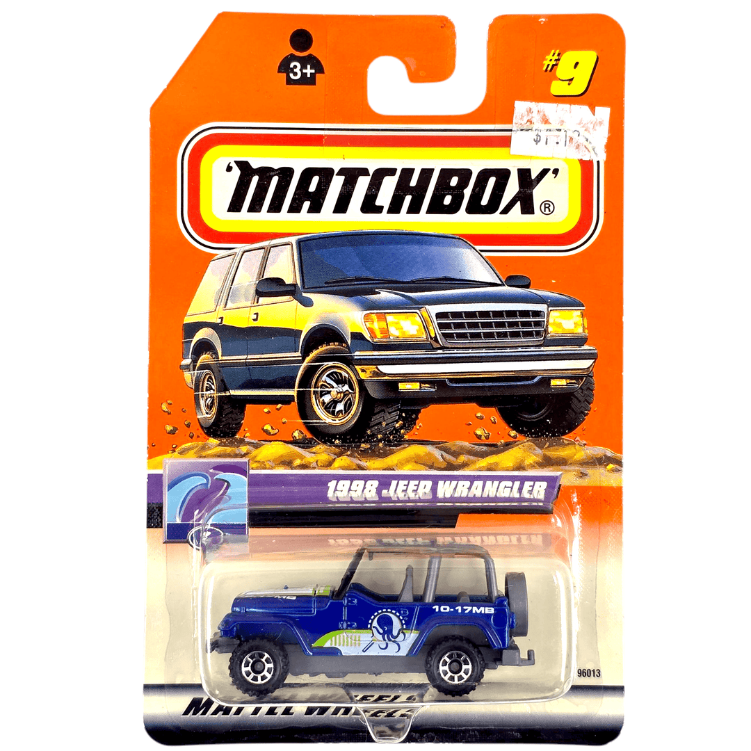 Matchbox - 1998 Jeep Wrangler - 2000 - Top CollectiblesDiecastMatchbox