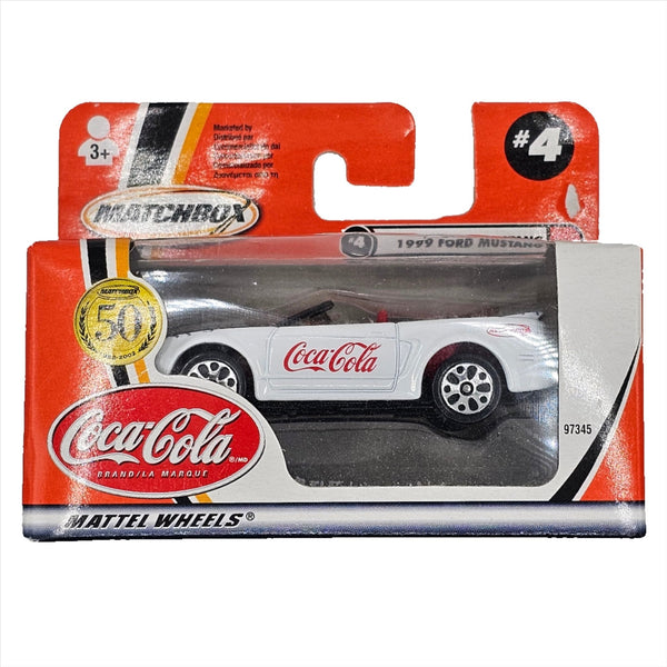 Matchbox - 1999 Ford Mustang - 2001 Coca - Cola Series - Top CollectiblesDiecastMatchbox