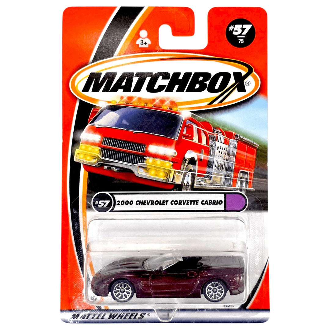Matchbox - 2000 Chevrolet Corvette Cabrio - 2001 - Top CollectiblesDiecastMatchbox